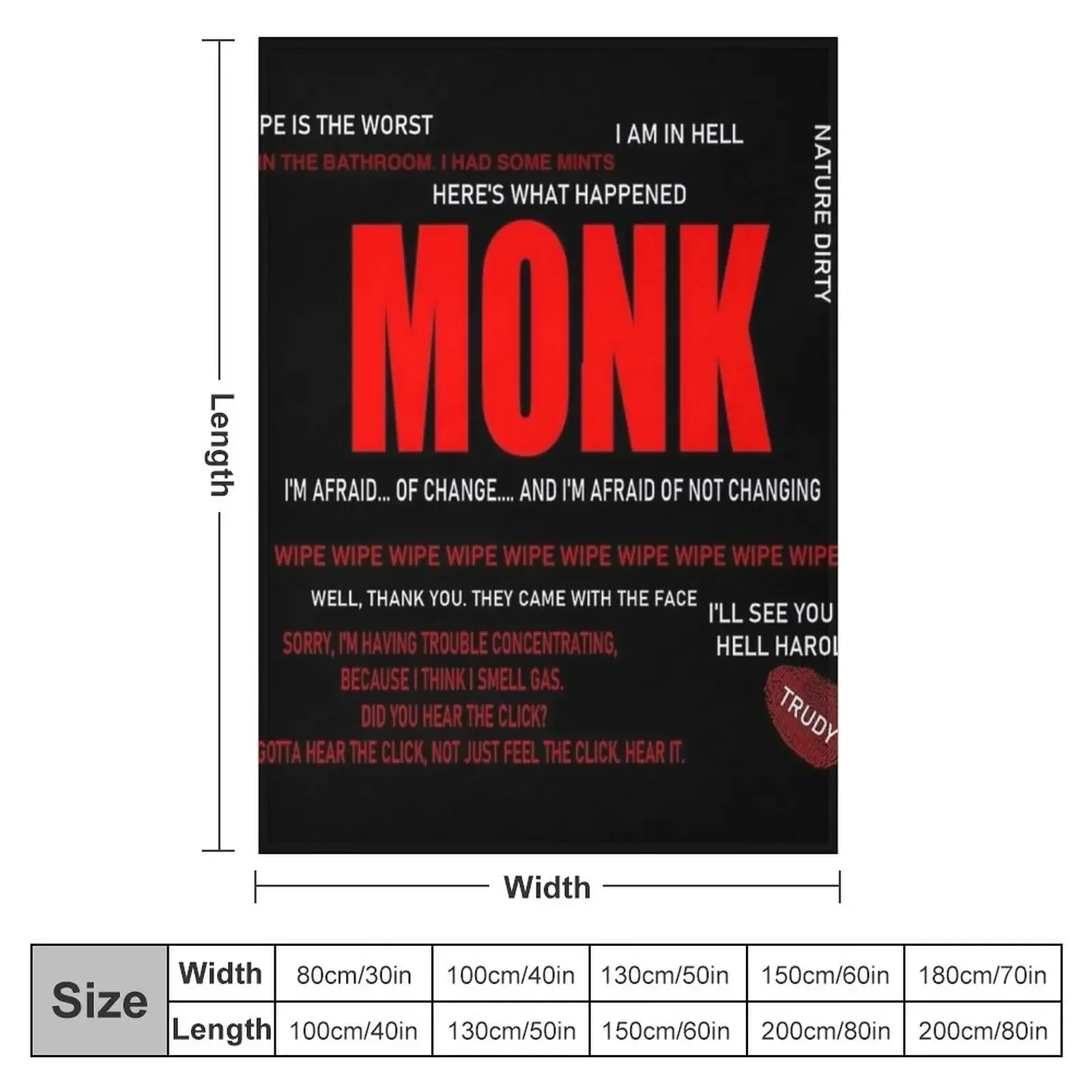 Monk Quotes Throw Blanket Cute For Decorative Sofa Blankets For Baby Thermal Blankets