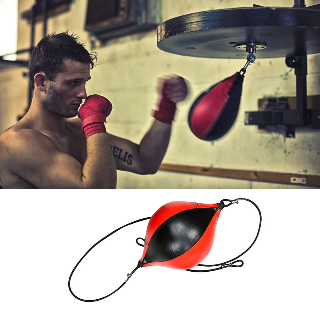 

Boxing Ball Professional Supple Fitness Accessory Hanging Sandbag Punching Bag Speed Training Balls Practicing Sandbags black