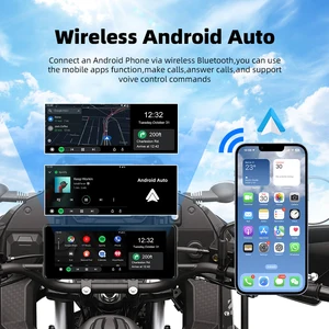 Evey -Motocycle CarPlay, drahtlose GPS -Navi, Android, Auto, vorne, hinten, doppelter Bluetooth, optionales DVR, 7.0 8 Hauptverkaufs -Lokalisierer -Motorrad - №2