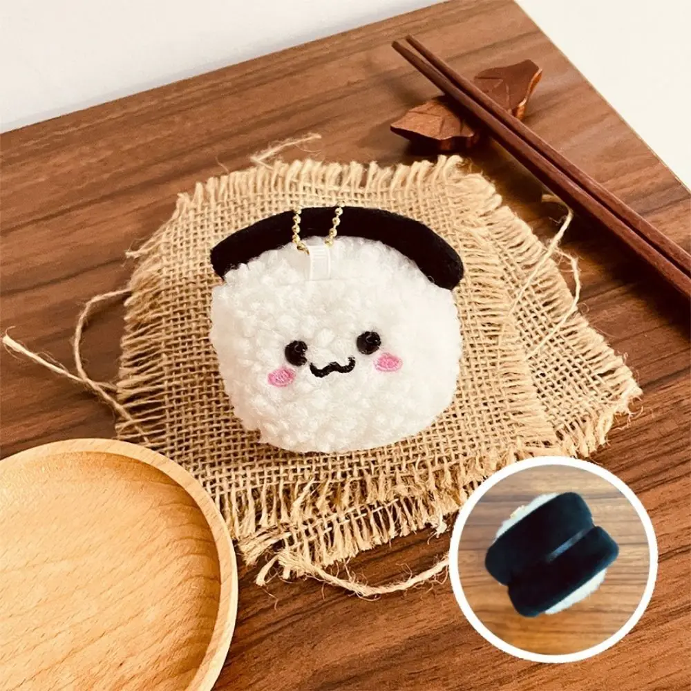 LLavero de Sushi de peluche con expresión bonita, decoración de bolso, muñeco de peluche, anguila dulce, pepino, Sushi, muñeco de peluche de dibujos animados, colgante de felpa de Sushi