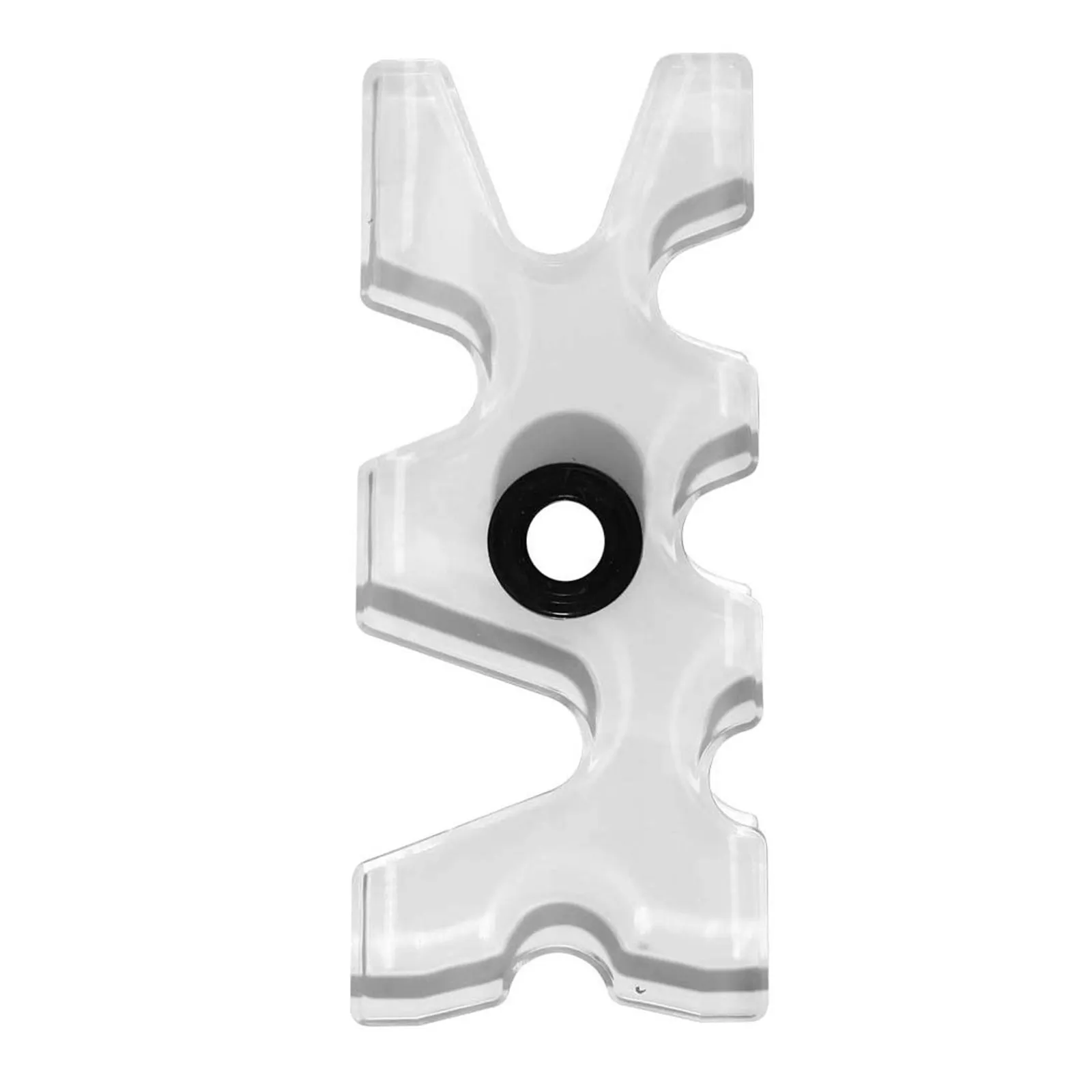 Transparent Acrylic Pool Cue Rack Antler Style 7 Position Sliding Bridge Head Billiards Cue Rest Snooker Accessories