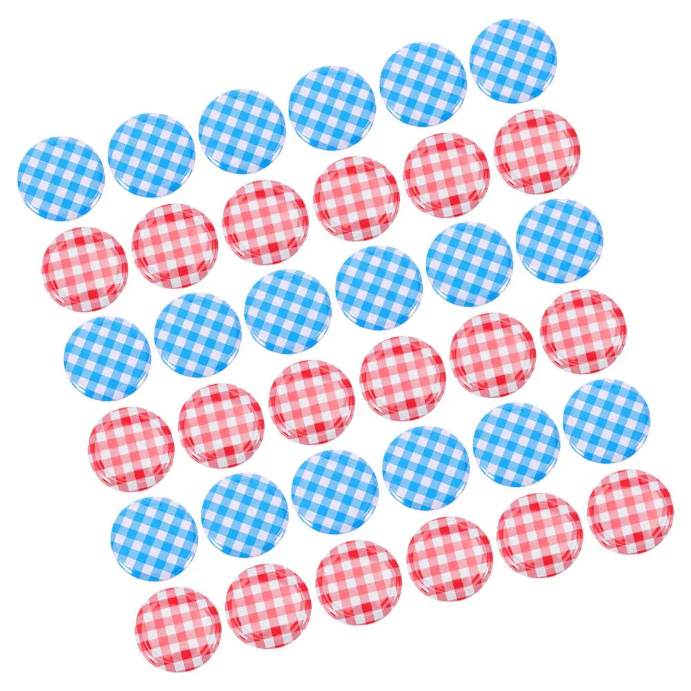 

50Pcs Reusable Glass Jar Lids Perfect Sealing for Wide Mouth and Regular Mouth Canning Jars Ideal for Preserves Jams Pickles