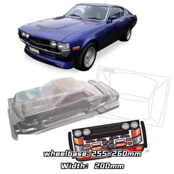 RC 1/10 Drift Body Celica 1600GT PC shell 190mm width 260mm wheelbase Lampshade Transparent shell body for mst yokomo hpi hsp