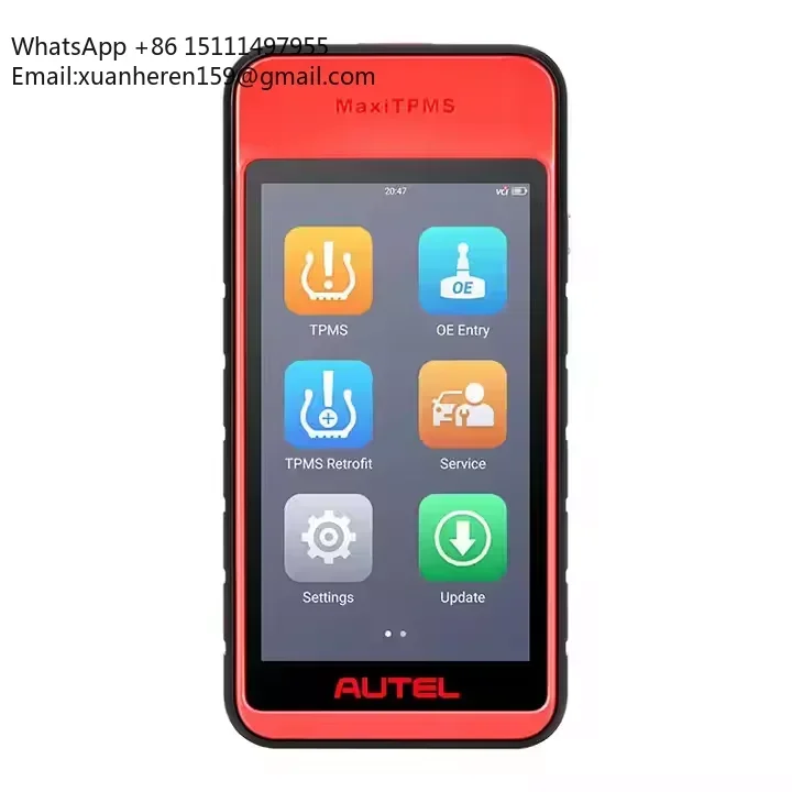 Maxitpms ITS600E Auto Diagnostic Tool 5.5inch Touch Screen Tpms Sensor Programming Scanner 12-24V Android Wireless 1-Year