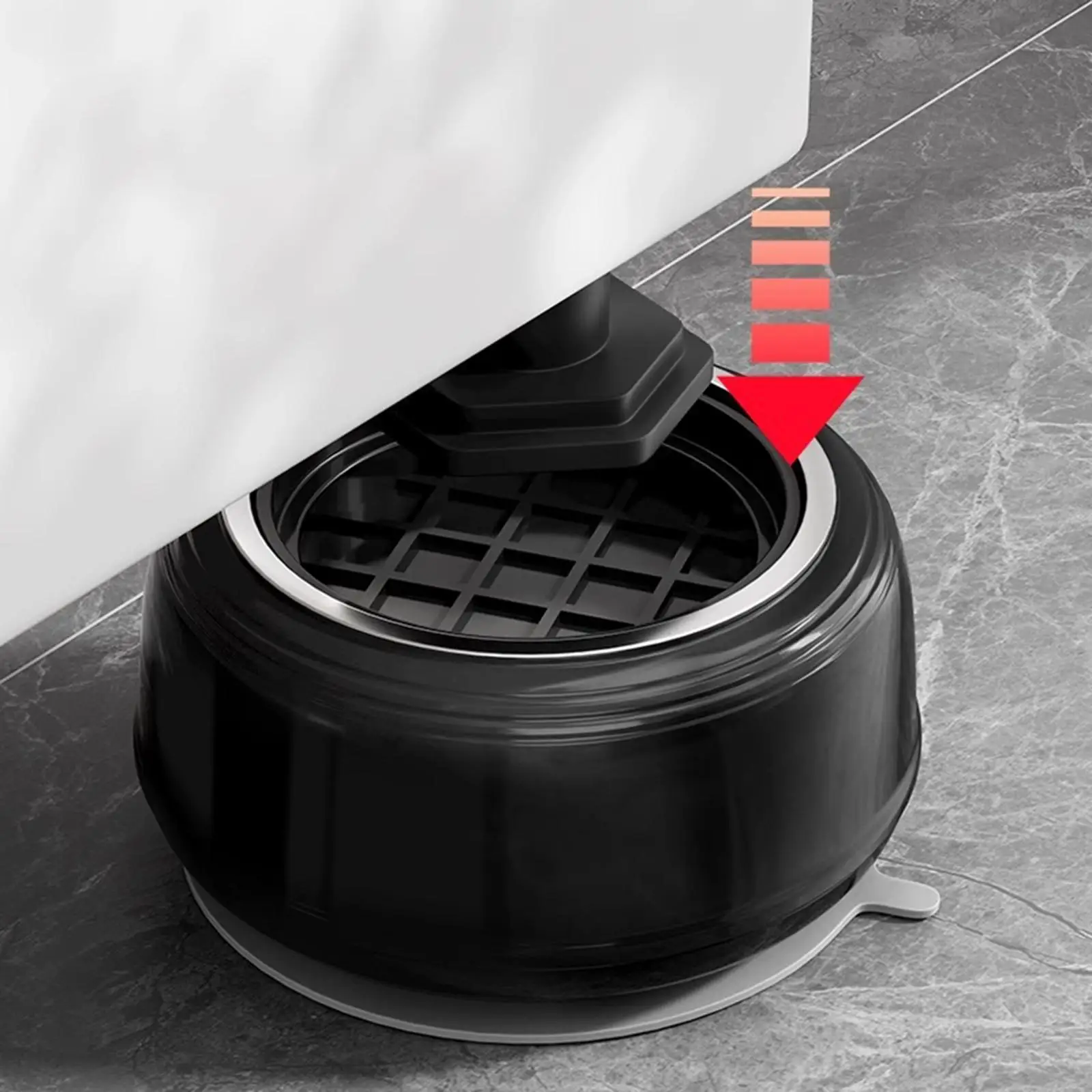 4Pcs Anti Vibration Pads for Washing Machine Compact Heavy Duty Rubber Shock Absorber Feet Noise Reduction Anti-Slip Leveling