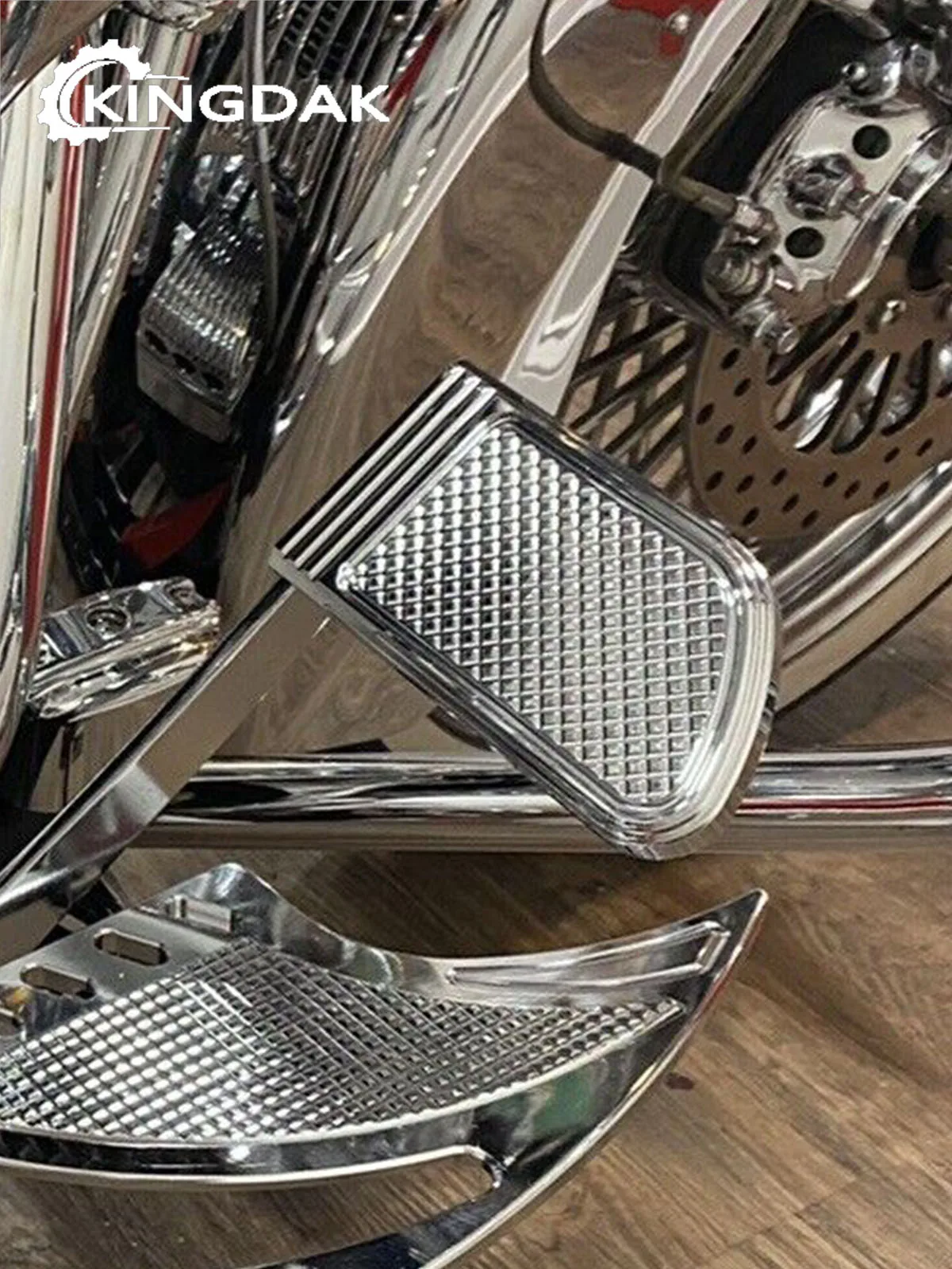 Couvercle de pédale de frein de moto, pour Harley Touring Electra Glide Road King FLHT Heritage Softail FL 1986 – 2017 Dyna FLD 2012-16