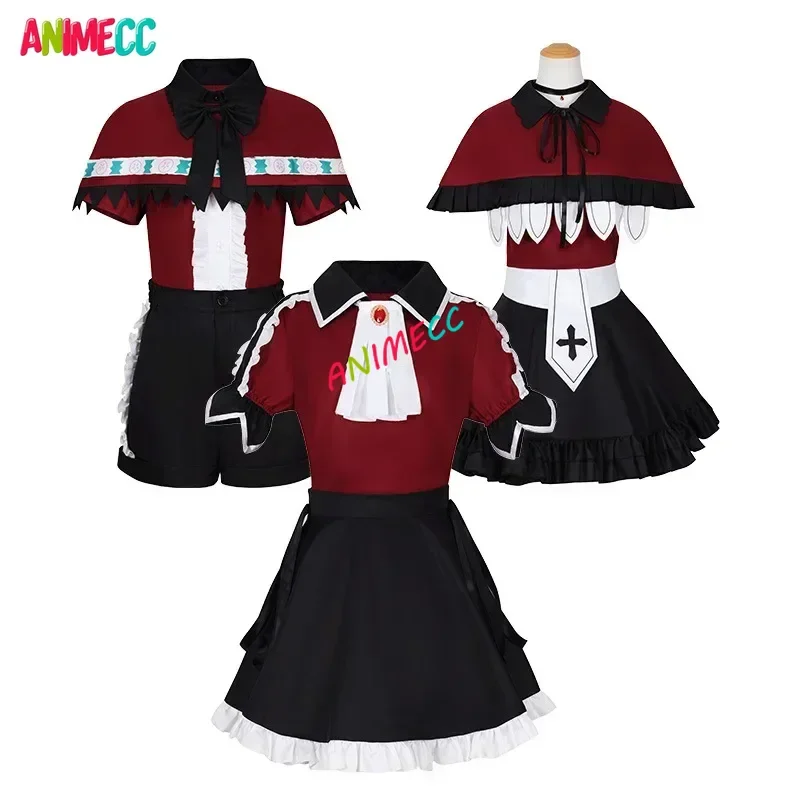 ANIMECC w magazynie XS-2XL Hoshino Rubii Arima Kana Mem Cosplay Anime Oshi No Ko B-Komachi Stage Dress Wig Halloween Party Women