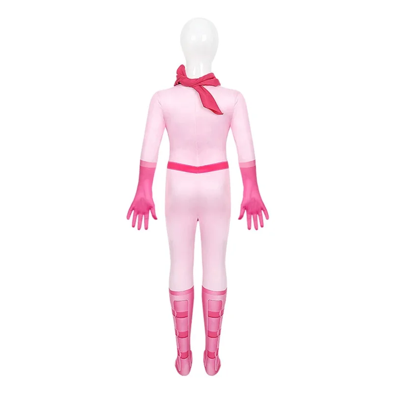 

Cosplay Anime LZH Carnival Peach Jumpsuit For Girls Princess Cosplay Suit Halloween Game Role Playing Princess Costume Kids 72th
