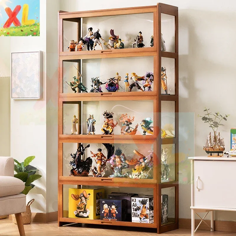 

Figure Display Cabinet Acrylic Display Stand Non-Glass Product Model Toy Cigarette Cabinet Shelf Small Display Cabinet