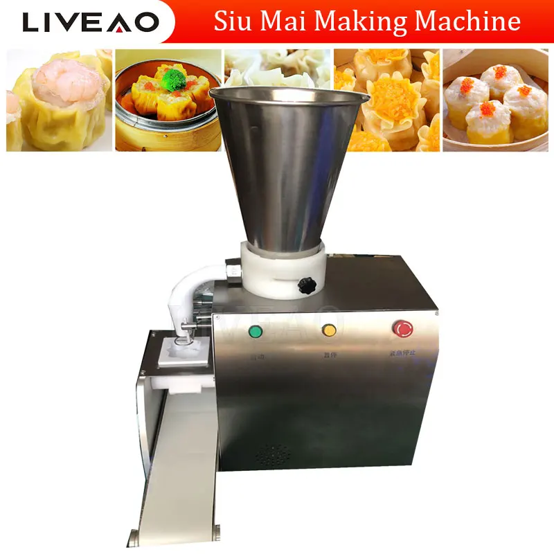 Pequeña Dim Sum al vapor que hace la máquina formadora de Wonton Shaomai Siu Mai Maker Siomai