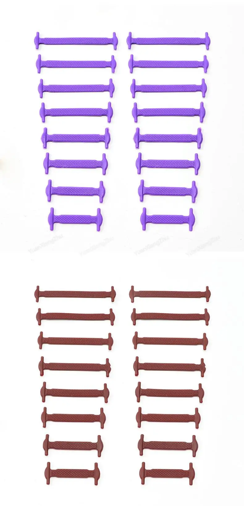 16 Stück elastische Schnürsenkel für Turnschuhe, Silikon-Stretch-Schnürsenkel, keine Krawatte, Schnürsenkel für Kinderschuhe, Gummiband, Schnürsenkel, Schnürsenkel – Detail 13