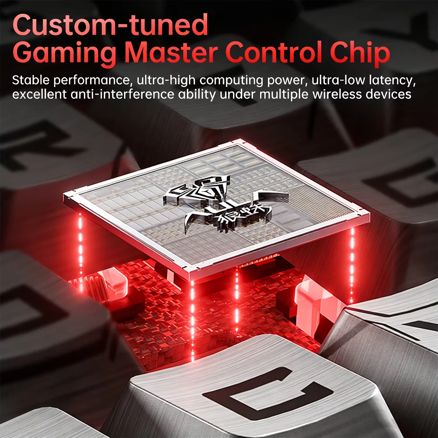 AULA HERO68 에어 마그네틱 스위치 게이밍 기계식 키보드 8KHz 폴링 레이트 0.005mm RT 3-모드 무선 저지연 핫스왑 RGB