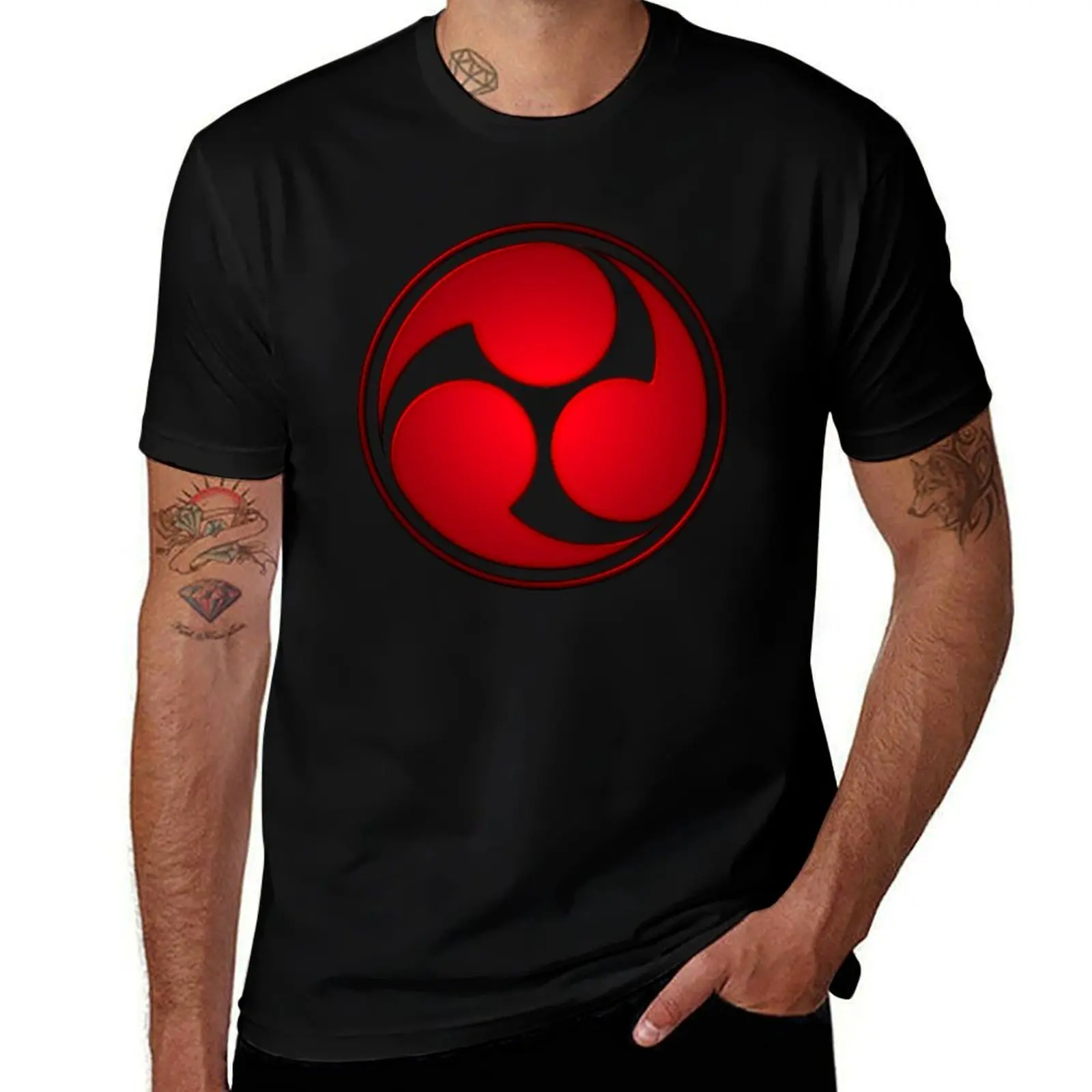 Mitsu Tomoe - Japan - Shinto Trinity Symbol - Triskele T-Shirt No Iron Casual Short Sleeve Top T-Shirt