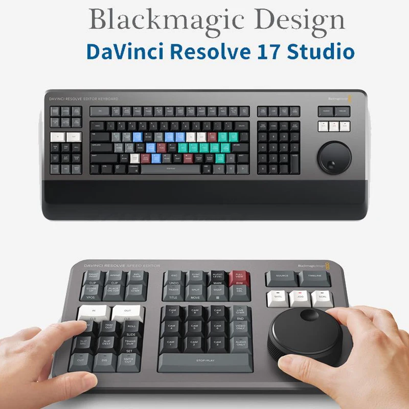 

Blackmagic design DaVinci Resolve Speed Editor Professional Editors Keyboard with Speed Editor (Activation Card)