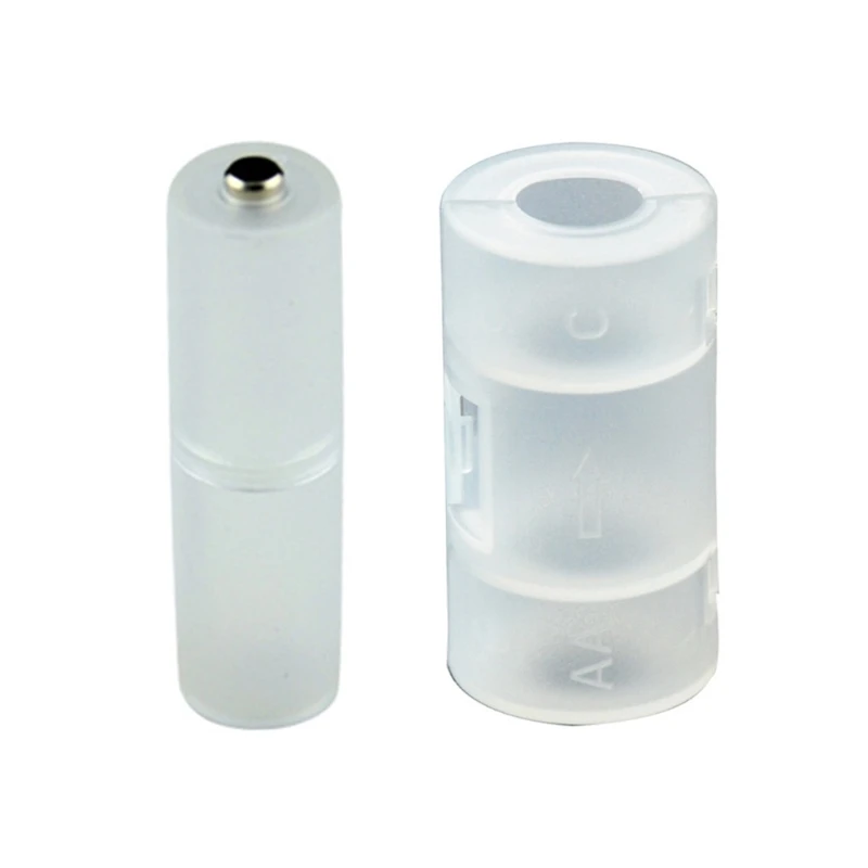 F92C 10pcs AAA в AA Адаптер аккумулятор Адаптер Аккумулятор Оболочки АА -Адаптер АА -ААПТА