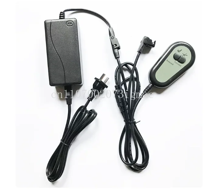 Electric Touch Switch With Power Adapter 2 Button Sofa Chair Recliner Remote Control Hand Switch Controller