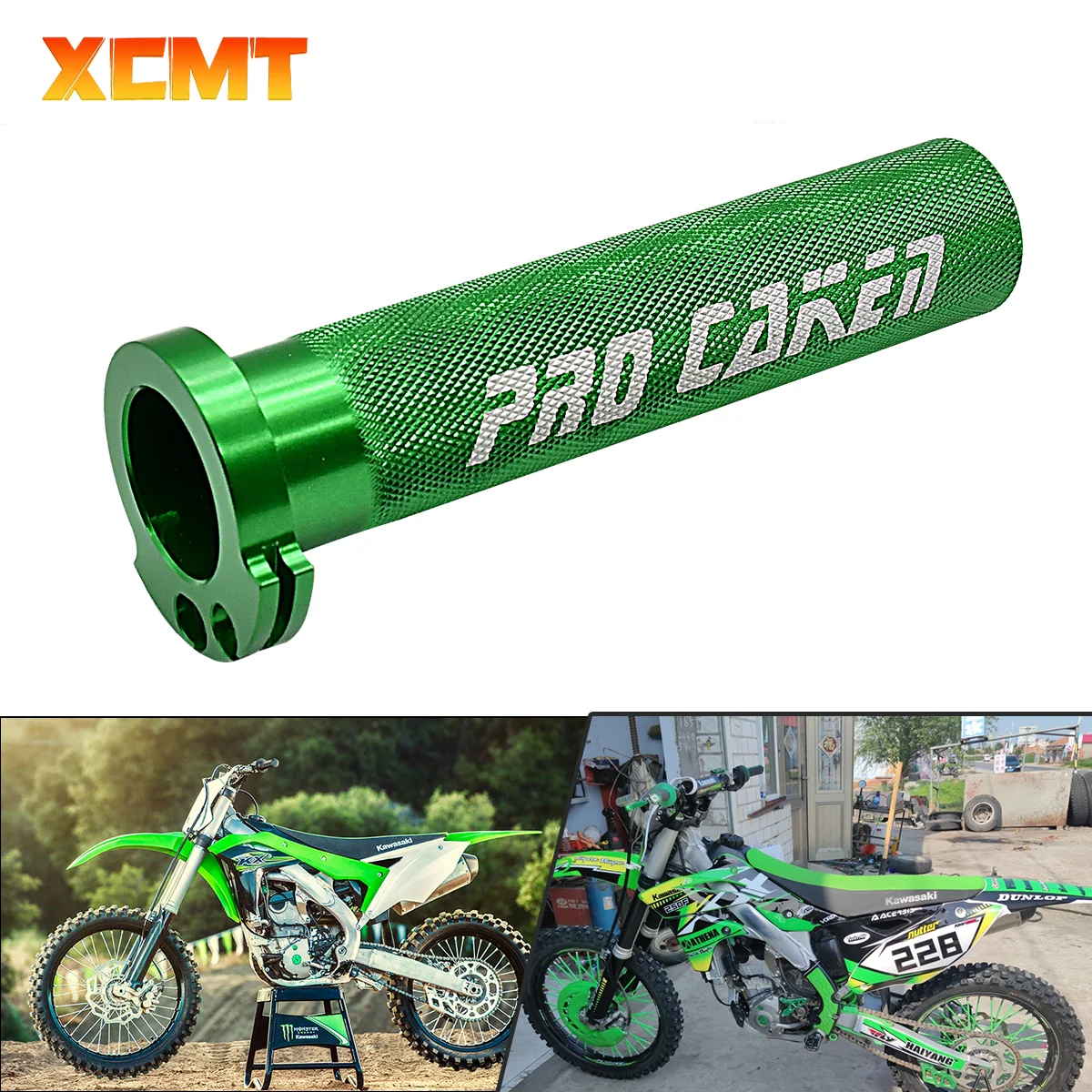 

Motorcycle CNC Quick Turn Throttle Twister Throttle Tube For Kawasaki KX250 KX450 KX250F KX450F KX 250F 450F KLX450R KLX 125 250