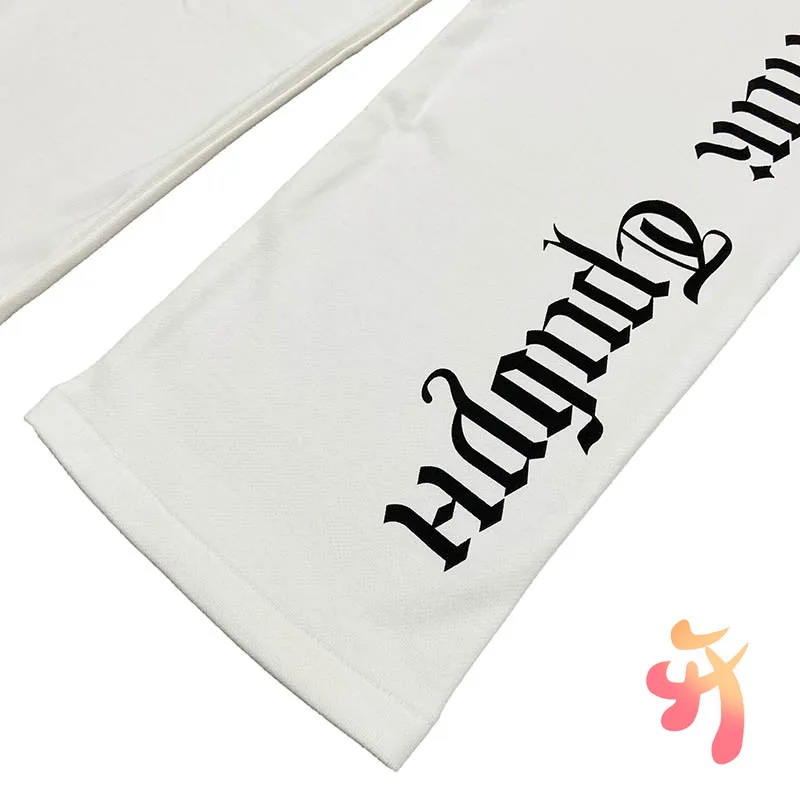 الشتاء الأمريكية الشارع كاني Vultures2 Sweatpants عادية فضفاض الرجال النساء الصوف بنطلون القطن مرونة الخصر سراويل للجري