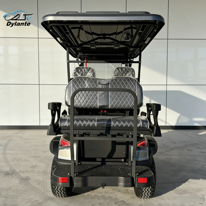 

Электрическая подъемная тележка для гольфа на 4 человека, 72 В, внедорожная машина с литиевой батареей, мобильный скутер, электрическая тележка для гольфа