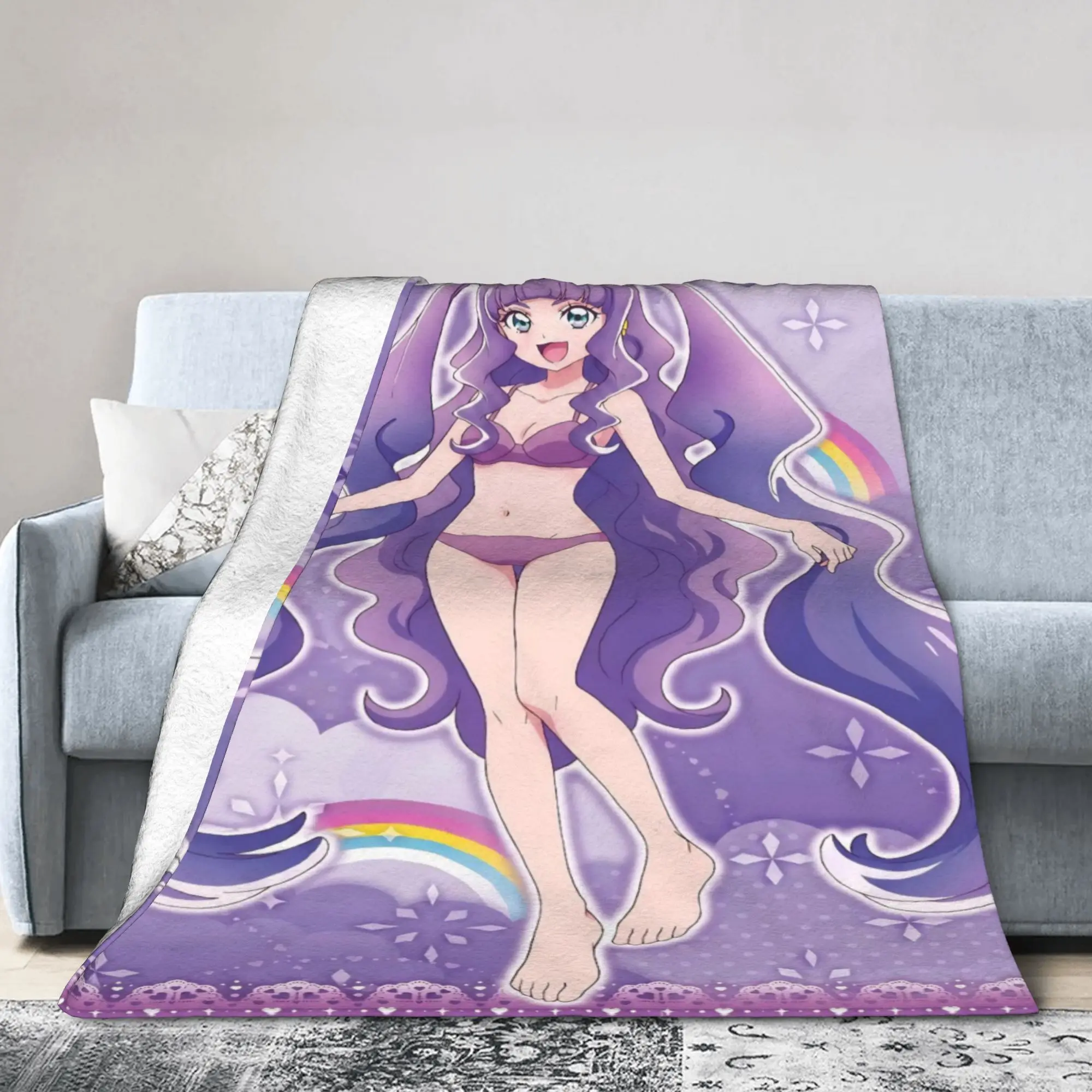 Soaring Sky Pretty Cure Accessories Blankets Super Soft Fleece  Throw Blankets Relax Bedding Throws