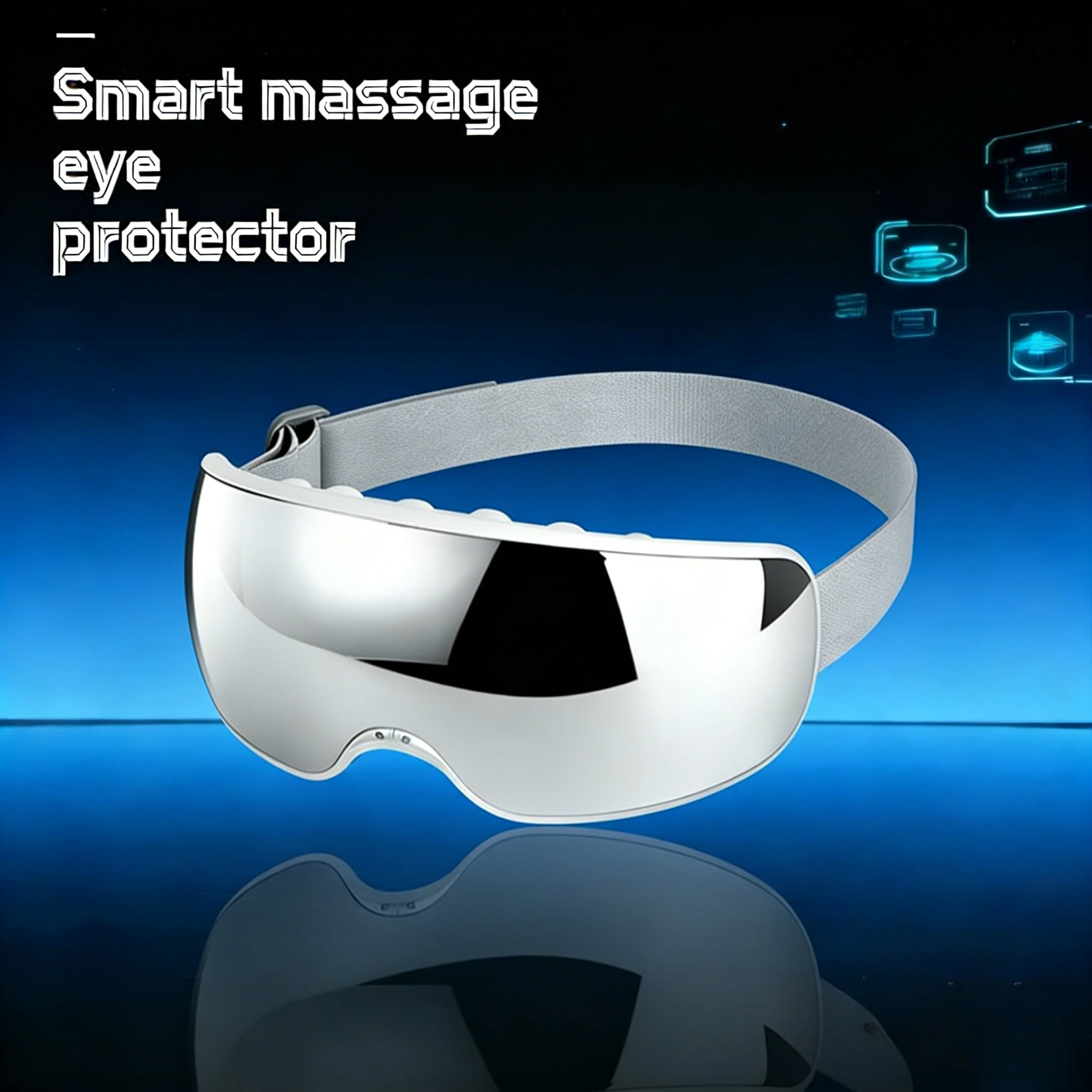 

Premium Smart Folding Eye Massager Mask with Heat Care Relieve Strain Dryness Fatigue Tiredness Improve Sleep Portable Gift