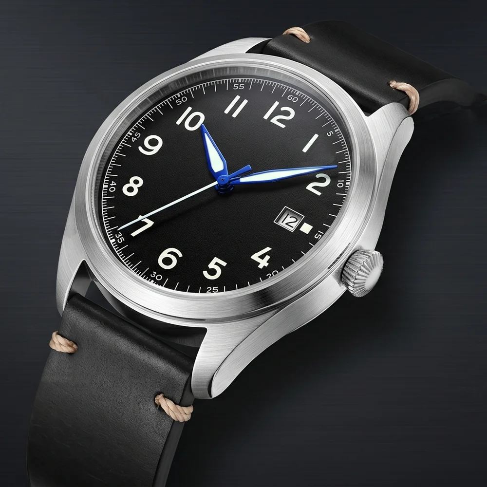 Fashion Field Watch Men Mechanical Wristwatch Man Pilot Timepieces Japan Automatic Movement Miyota Machine Army Clock