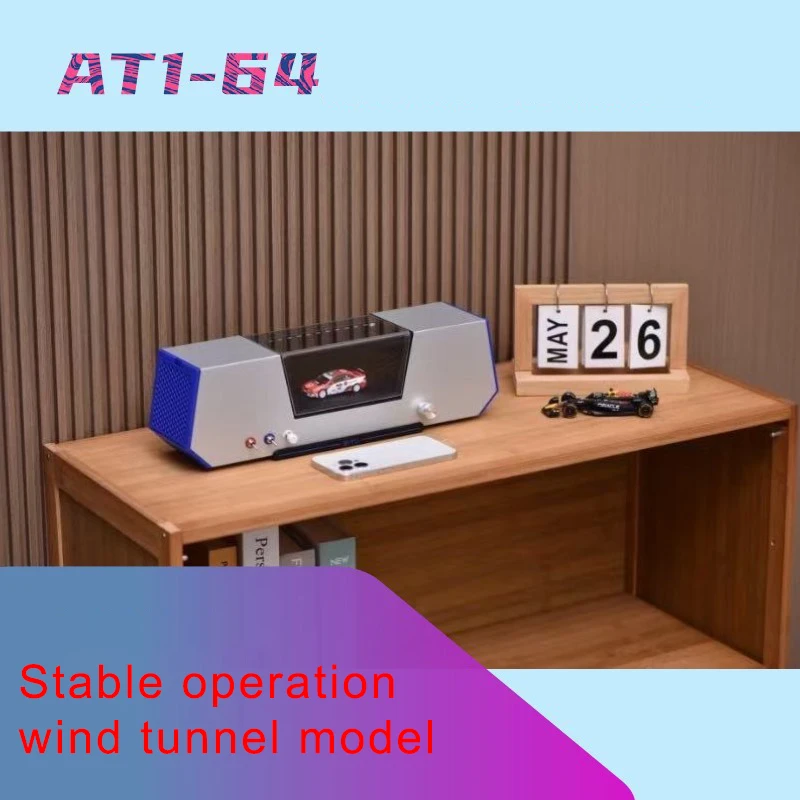 Modèle de Tunnel à vent K1RC, Test de débit Compatible avec le modèle de Tunnel à vent à l'échelle 43, utilisation enfichable pour voiture jouet télécommandée 1/64, bricolage