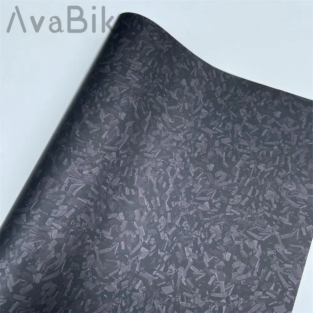 

Matte Forged Carbon Fiber Black Exterior Car Motorcycle Stickers PET Vinyl Car Wrap Film Automotive DIY Styling For Car Interior