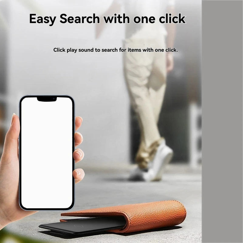 HFES 3Pcs Smart Wallet Tracker Card Wireless Charging GPS Locator For Iphone Apple Devices Find My Airtag Feature