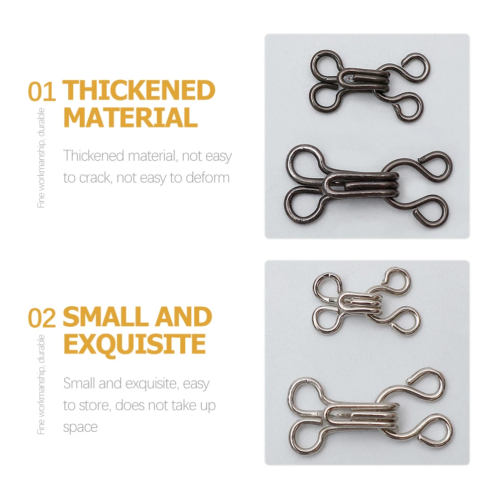 Collare per abbigliamento Chiusura per cucire Accessori in lega Elementi di fissaggio in metallo Reggiseno durevole Connettore Fibbia Forniture per cucire Non arrugginito