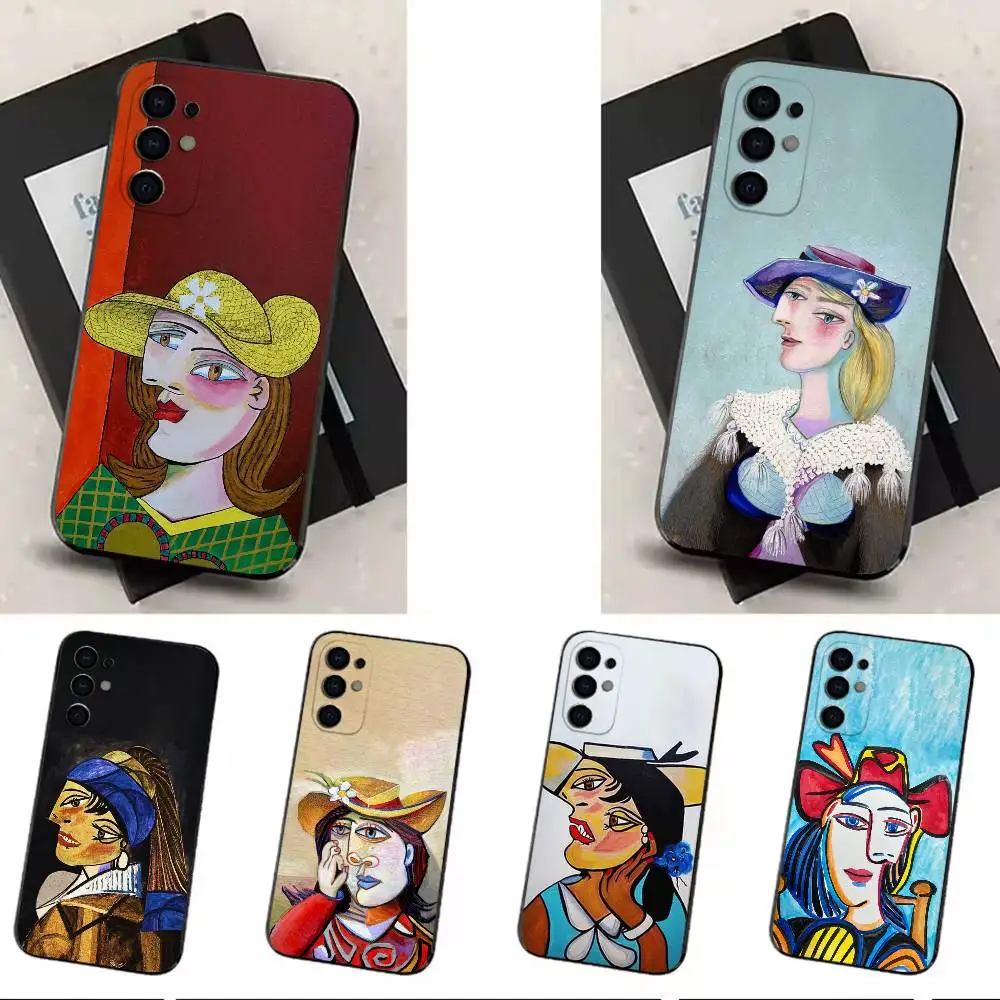 

A-Abstract Art Painting Phone Case For Samsung S25,S24,S21,S22,S23,S30,Ultra,S20,Plus,Fe,Lite Black Shell