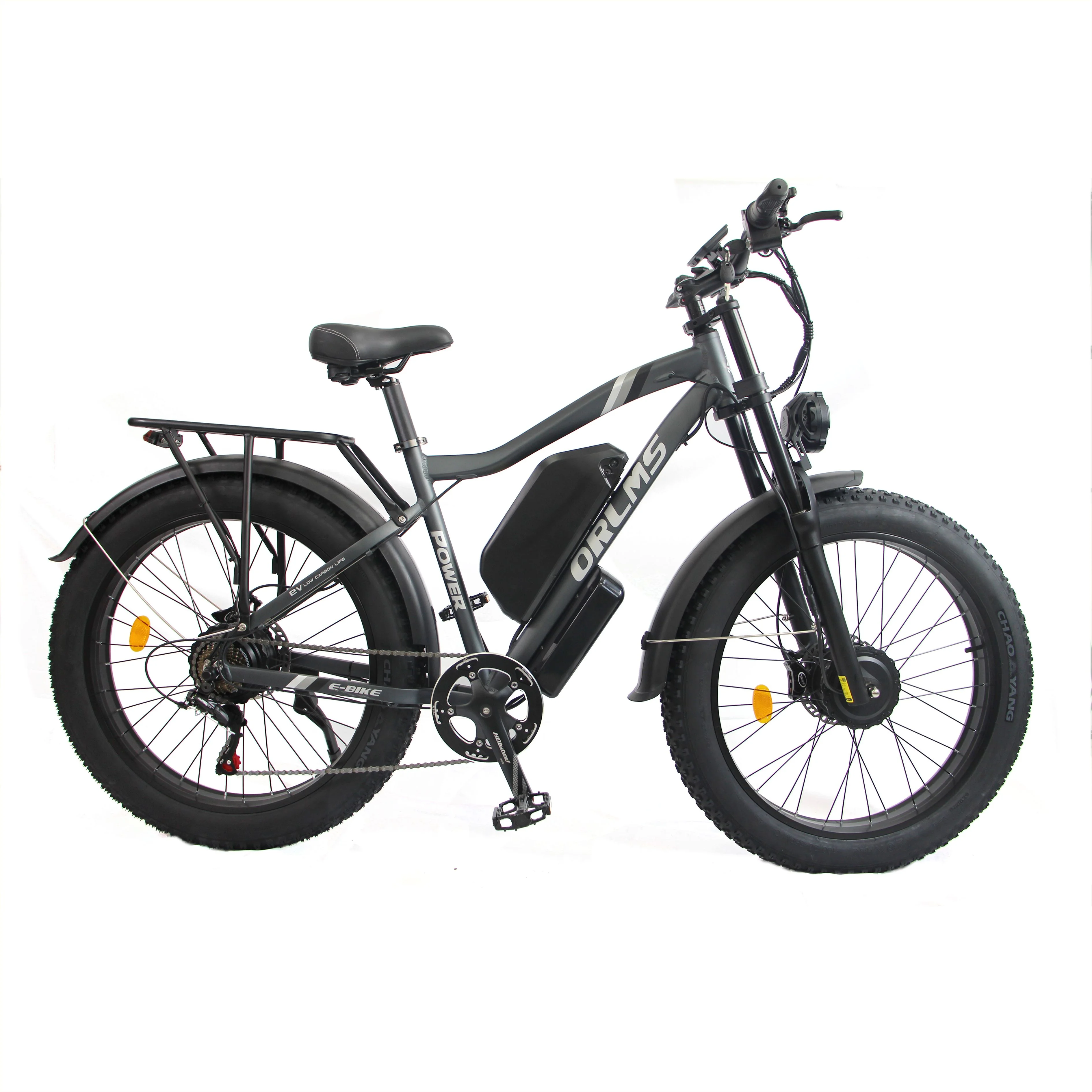 ORLMS MX500 Elektrische Fiets 2000W Dubbele Motor 52V25AH Hydraulische Rem Elektrische Fiets 24*4.0 Inch Vetband All Terrain Sneeuw E-bike