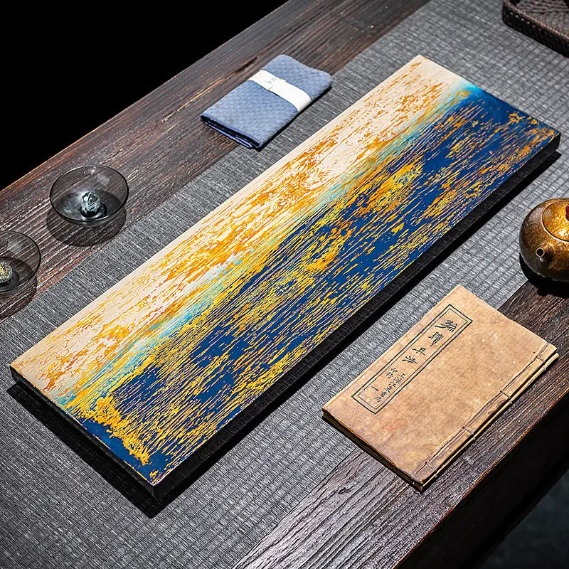 Luxury Rectangle Tea Tray Coffeeware Wooden Big Living Room Serving Tea Tray Coasters Hospitality Bandejas Home Decorationgs