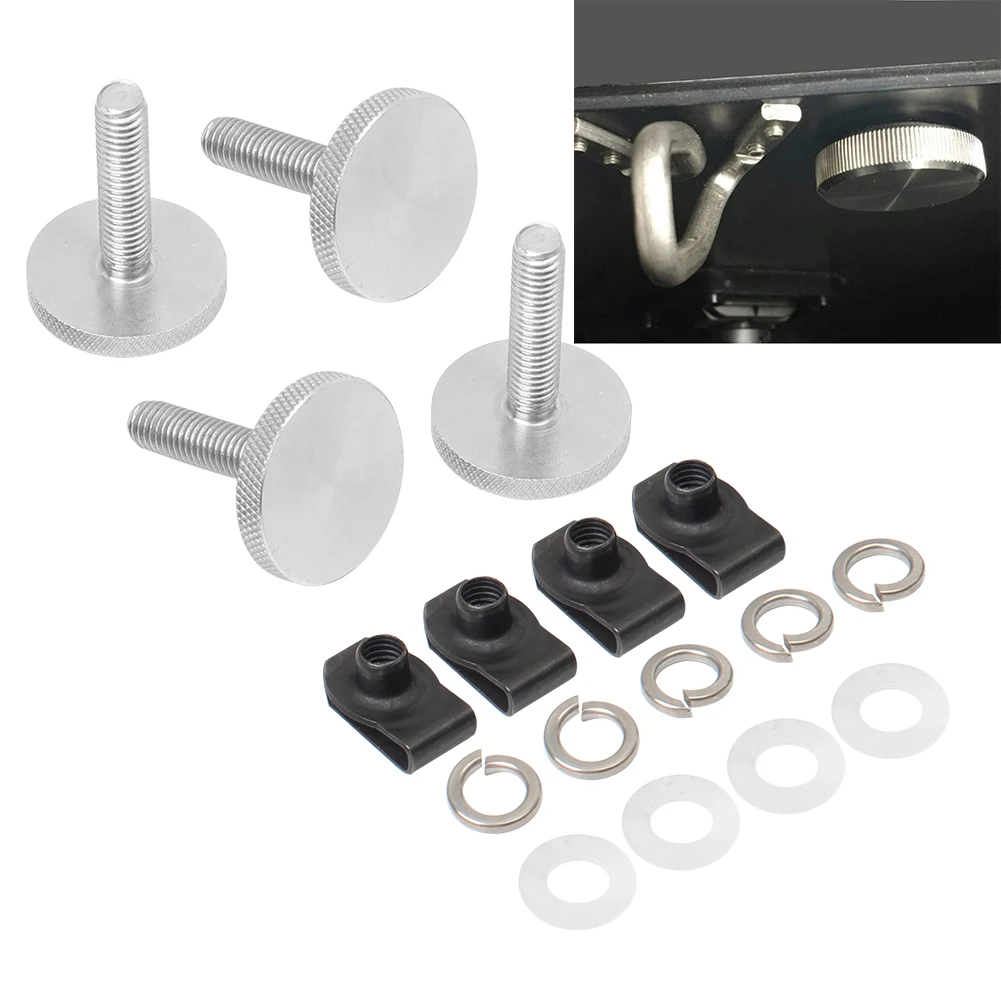 Motorcycle Saddlebag Lever Lock Bolts & Nuts Kit For Harley Touring CVO Electra Street Ultra Glide Road King