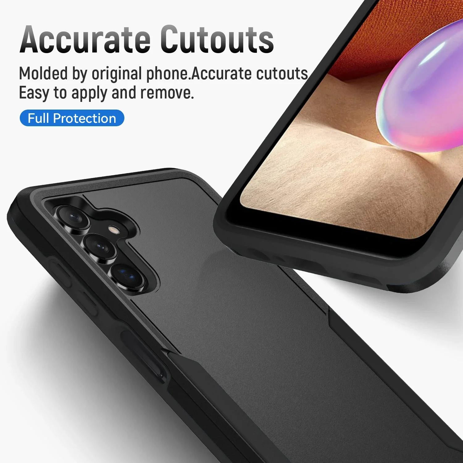 Hard Strong Fashion Armor Case for Samsung Galaxy A56 A36 A16 5G A54 A14 A55 A35 A53 A15 S24 S23 S25 Ultra S22 Plus S21 FE