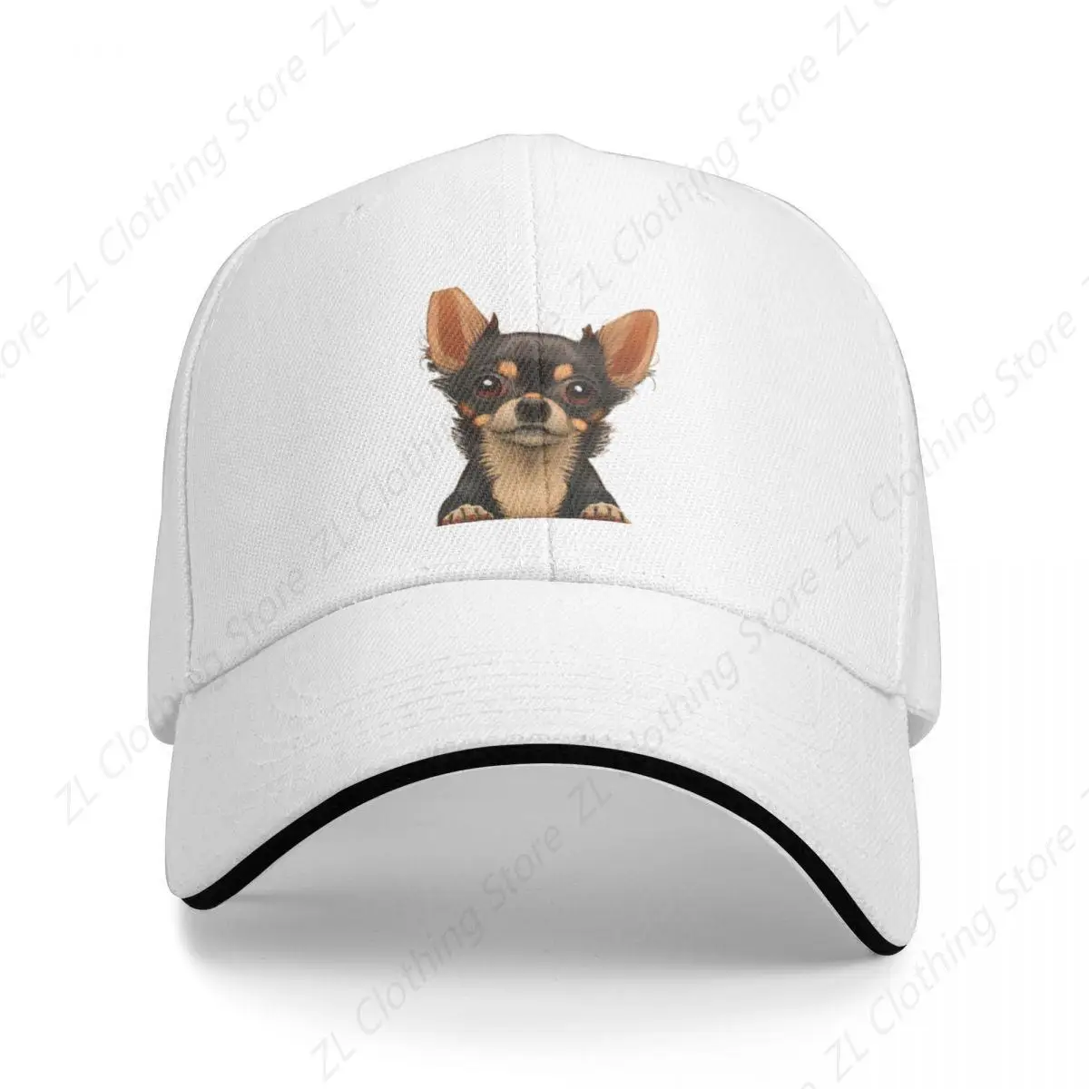 chihuahua Baseball Cap Fashion Beach Golf Trucker Cap Golf Hat Mens Women's