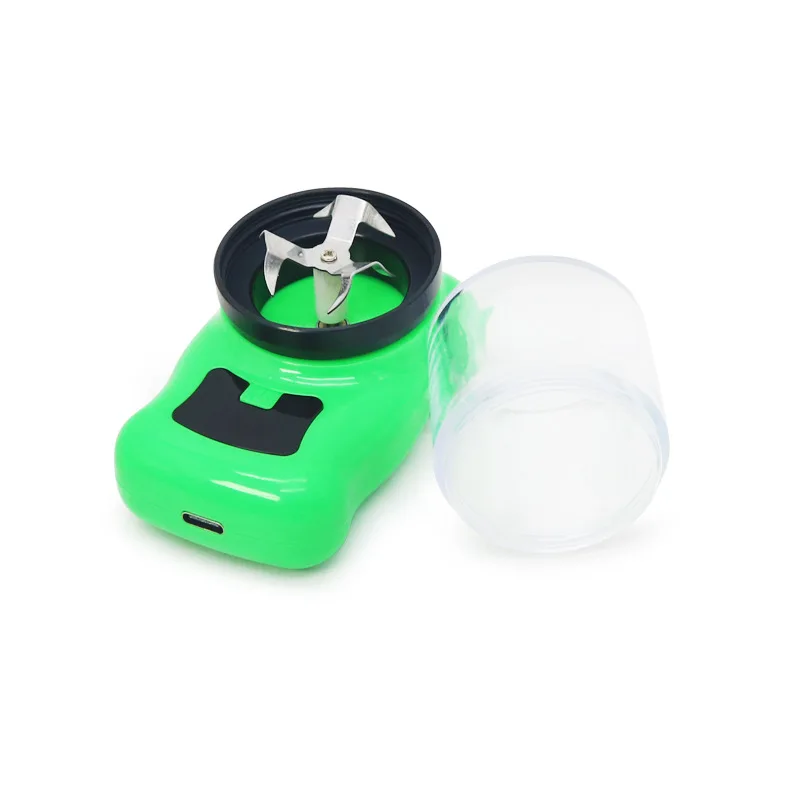 44mm 2-lagiger elektrischer Kunststoff-Grinder, USB-aufladbar, bunter, tragbarer Haushalts-Grinder – Detail 18
