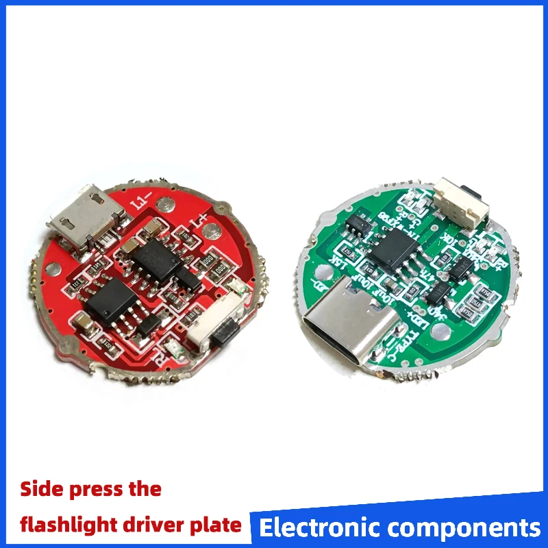 Side press strong light driver board Switch Circuit board USB Android TYPE-C interface circuit board diy accessories 10w