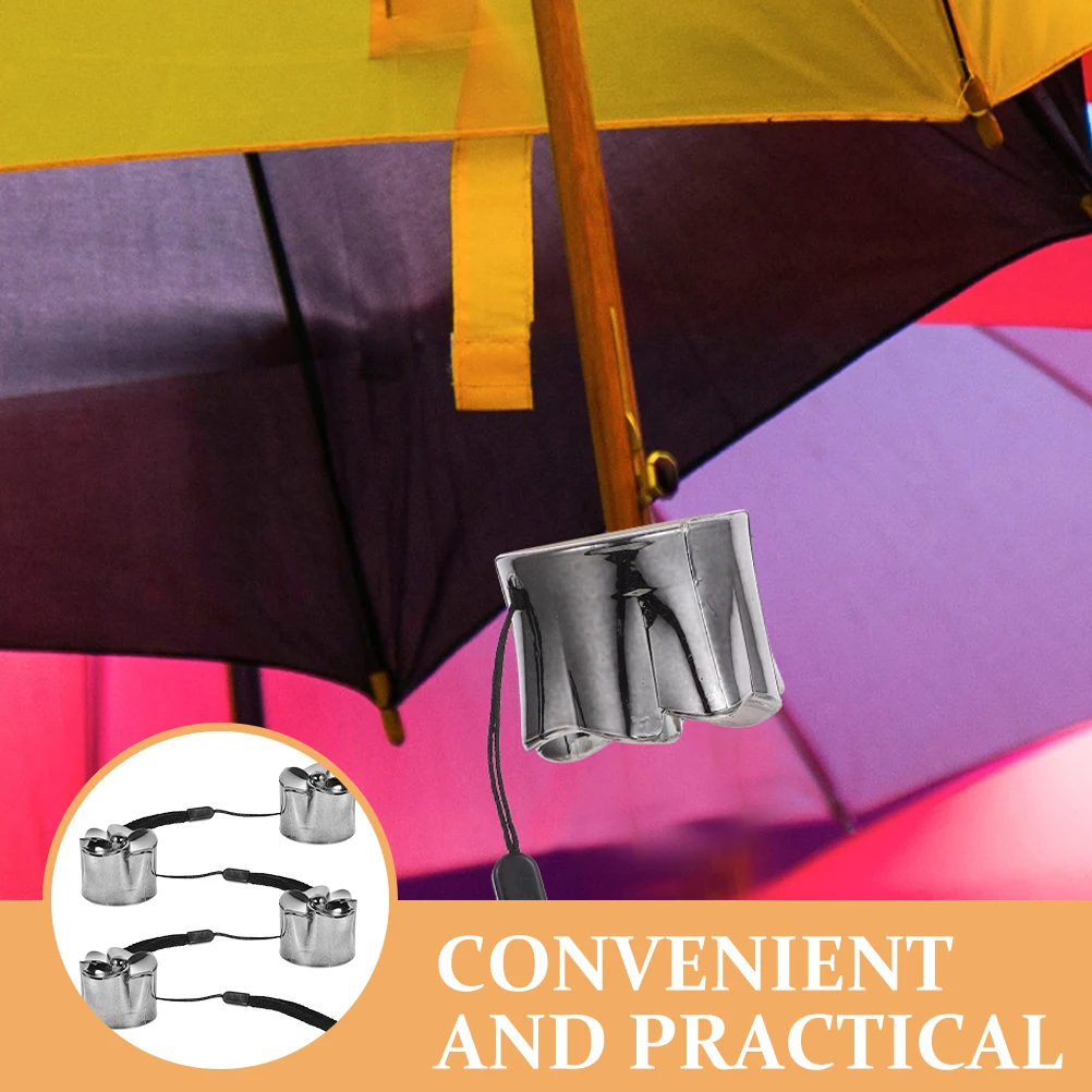 

4pcs Umbrella Handle Grip Replacement Parts for Folding Travel Sun Rain Accessories Plastic Dome Ergonomic Comfort Secure Hold