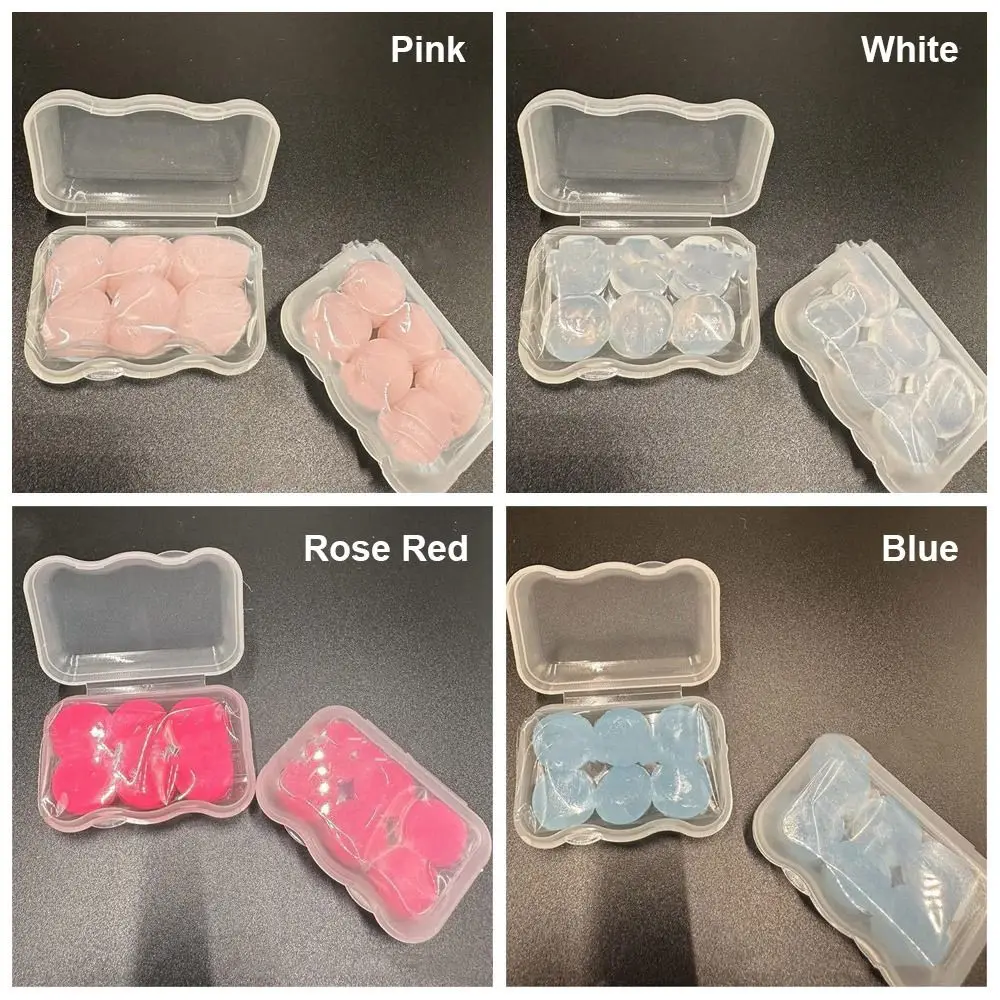 6 шт., прозрачные беруши для сна