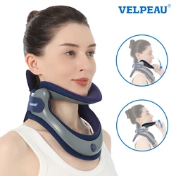 VELPEAU Neck Traction Device, Neck Stretcher for Spine Pressure and Discomfort, Ergonomic Cervical Collar for Men Women