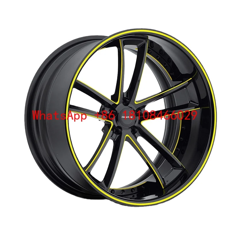 

18-24 Inch 2-Piece Carbon Fiber Forged Rims 5x112 5x120 Deep Concave for High Performance Sports Cars