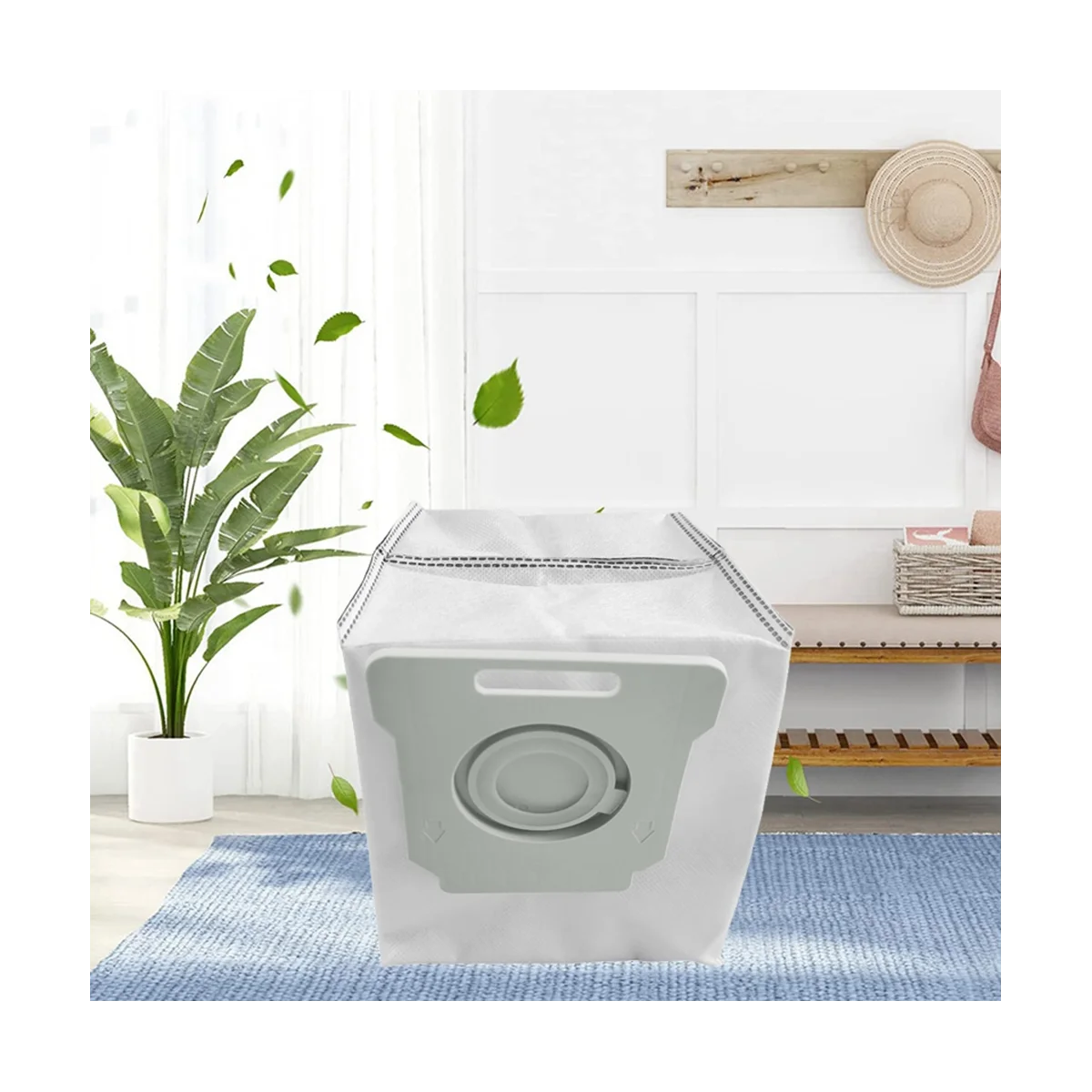 6 peças para i7 + i7 plus i3 e5 e6 e7 s9 s9 + robô saco de pó de carbono ativado acessórios para aspirador de pó