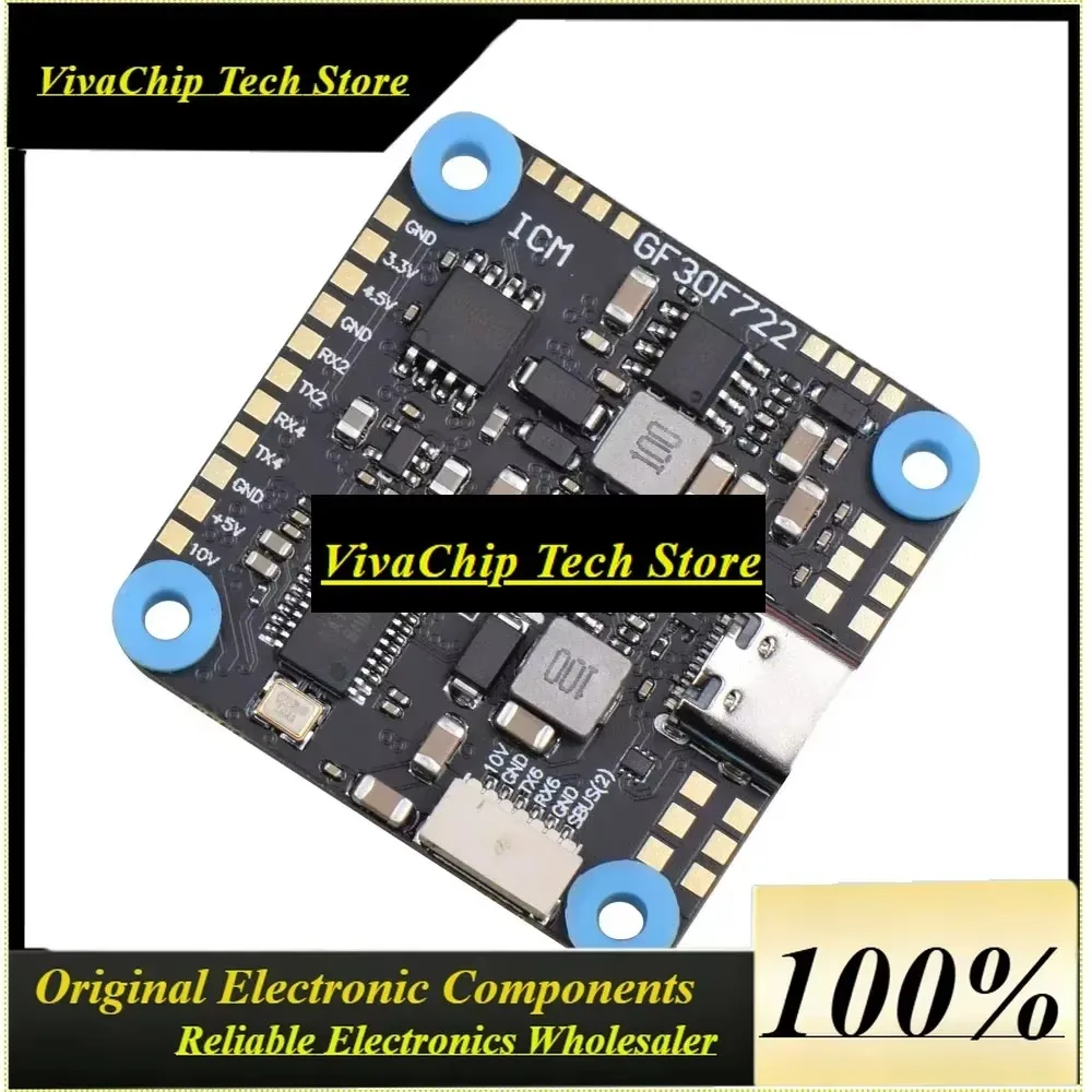 VivaCSRuibet F4AIO 12A F411 Flight Controller ICM42688P W/5V BEC Built In 12A BLHELI-S 1-2S Suitable For Remote Control Of FPV D