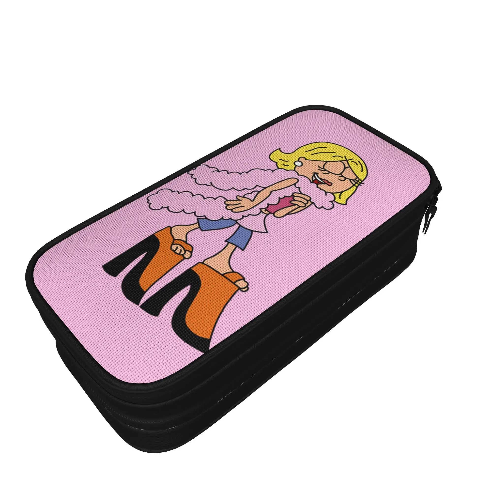 Lizzies McGuires Pen Box Double Layer Large-capacity Office Supplies  Pen Case Birthday Gift