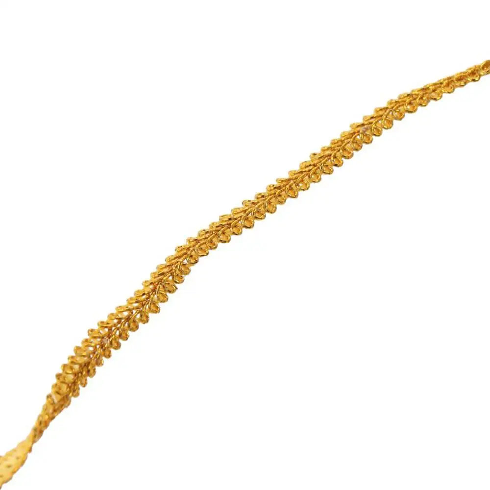 0.3 inch 27 yards Gold Lace Trim 8 mm Gold Gimp Braid Trim braid fabric trims and embellishments Cake