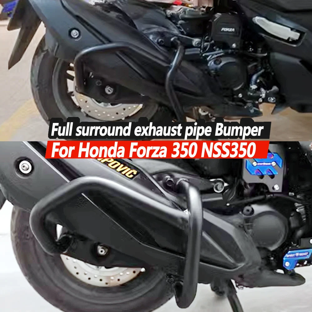 

For Honda Forza 350 NSS350 exhaust pipe guard Forza 350 NSS 350 muffler bumper modification muffler anti drop bar accessories