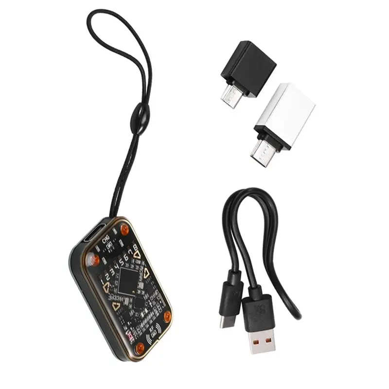 Chameleon Ultra تماس محاكي البطاقة الذكية قارئ رقاقة ذكية RFID + 2XUID/T5577 سلسلة المفاتيح متوافقة مع كاتب قراءة NFC #3