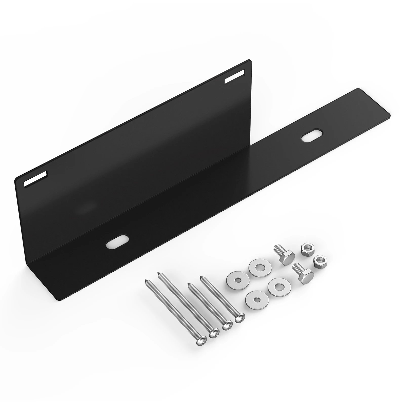 Imagen 7: BEVINSEE Relocador de soporte de montaje de placa de matrícula delantera de coche de acero para Ford Mustang 2015-2023