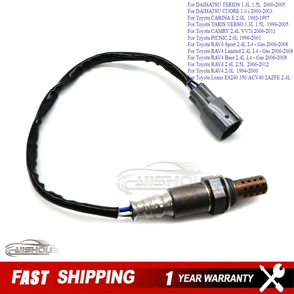 

Car O2 Lambda Oxygen Sensor For Toyota RAV4 PICNIC CAMRY YARIS VERSO CARINA E Lexus ES240 DAIHATSU CUORE TERIOS 89465-33440